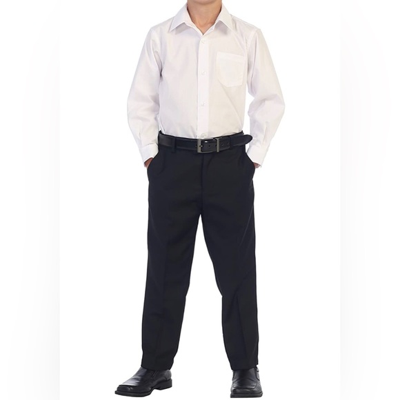 Gioberti Boys Flat Front Dress Pants - BRAND NEW! NWT - Picture 1 of 6